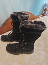 Women's Skechers Grand Jams Boots UK Size 7 Black