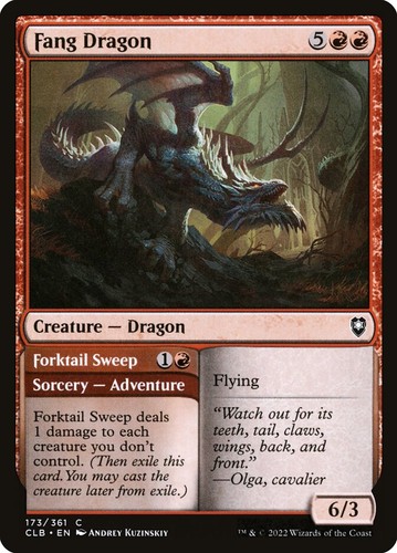 Fang dragon forktail sweep - fang,