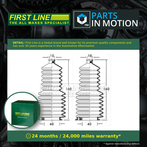 Steering rack boot fits - steering,