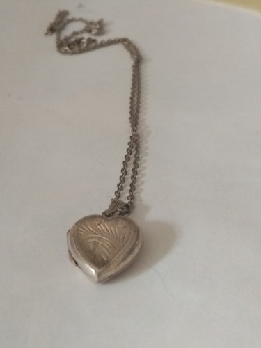 Vintage 925 siver heart shaped - vintage,