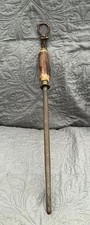 Vintage Sharpening Steel Stag