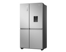 HISENSE PureFlat RS840N4WCE American-Style Smart FridgeFreezer - Stainless Steel