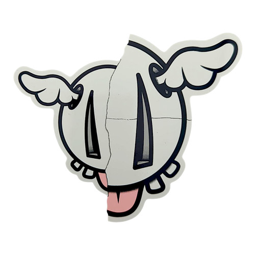 Face dog sticker - d*face, d*dog