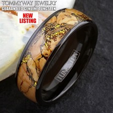 8mm Black Tungsten Carbide