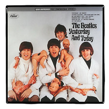 THE BEATLES Yesterday And Today COASTER Custom Ceramic Tile Butcher Cover