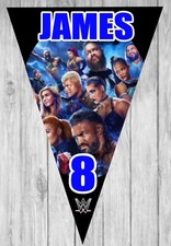 Personalised WWE bunting, 1.5m