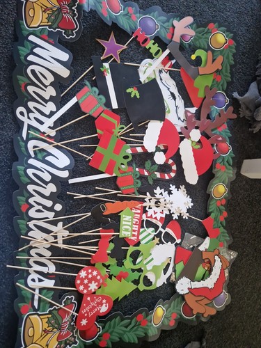 Job lot christmas photo props - lot,