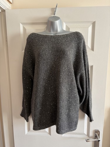 Oversized metallic grey - f&f,