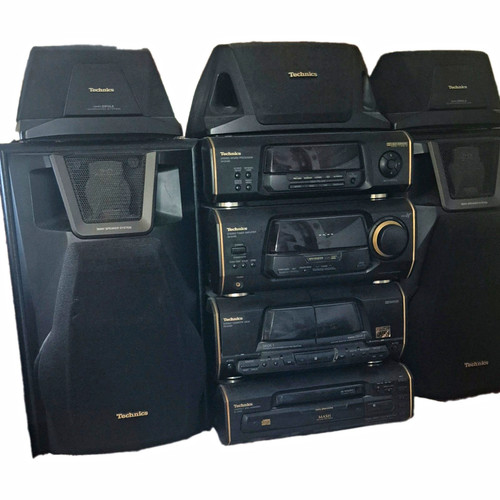 Technics black hifi - hifi, separate