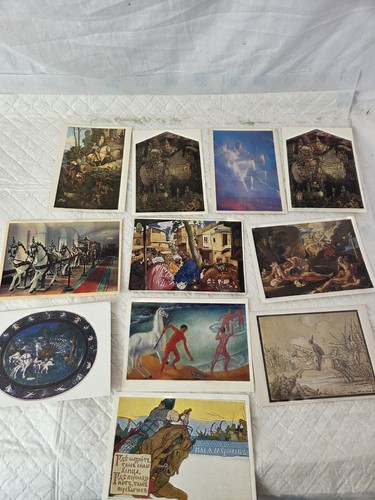 Vintage postcards lot russian - vintage,