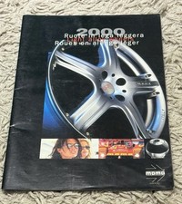 vintage MOMO Light Alloy Wheels Brochure - 2000 - RUOTE IN LEGA LEGGERA - RARE
