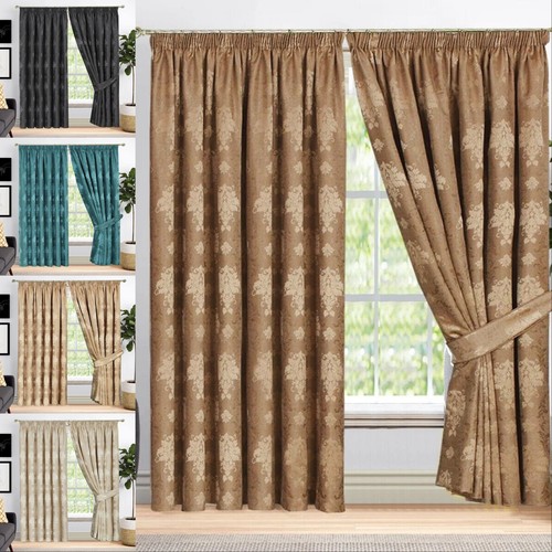 Luxury jacquard pencil pleat - pencil,