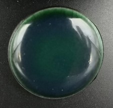 Green Ruskin set in silver pin