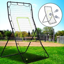 140×90cm Rebounder Net Soccer Baseball Football Adjust Pitch Back Training Aids