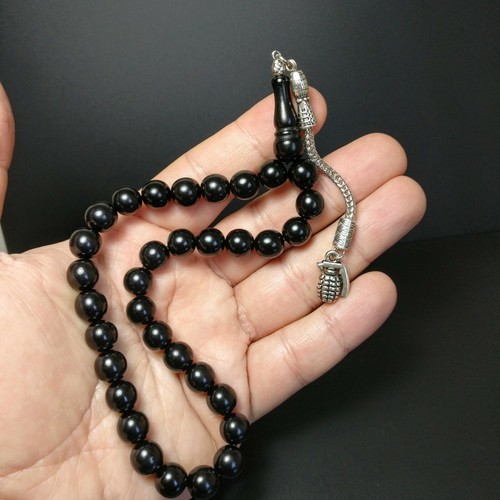 Jet worry beads oltu - worry,