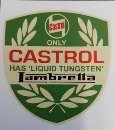 Castrol lambretta oil car - castrol,