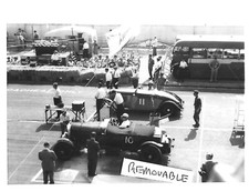 Old Photograph Brighton Speed Trials Two Cars On Grid Ready To Race  1960's