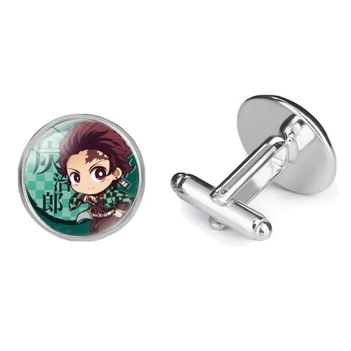 Demon slayer cufflinks anime - cufflinks,