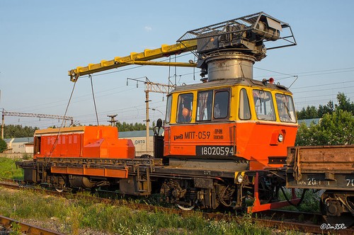 Utility train with - crane-, h0