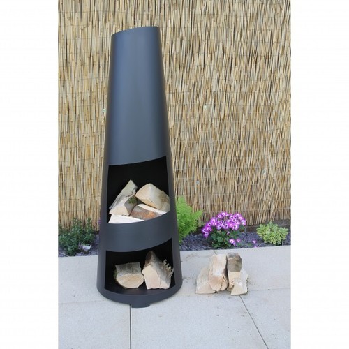 Outdoor chimenea log burner - outdoor,