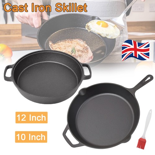 Large cast iron - cast, skillet