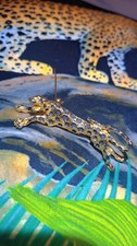 VINTAGE GOLD TONE  LEAPING