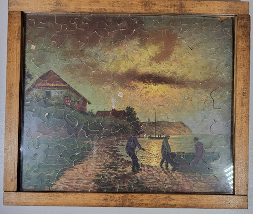 Framed schoenhut picture - framed,