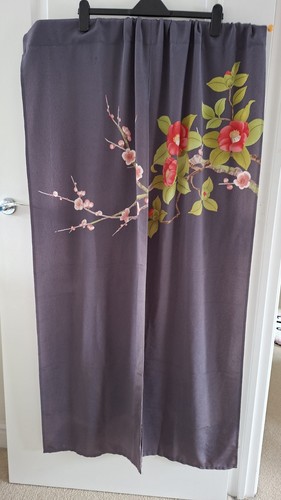 Japanese kimono fabric floral - japanese,