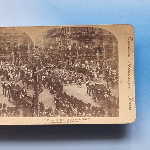 London stereoview card 1897 - stereoview, 3d