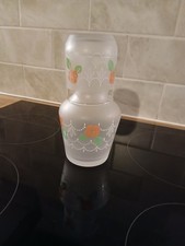 Vintage Frosted Glass Night