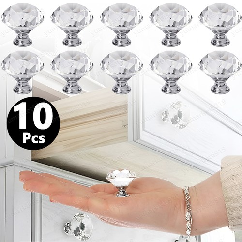 10pack 30mm crystal glass door - glass,