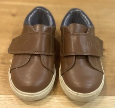 Kickers Tovni Unio Tan Infant and Junior Boy's Trainers Size Eu 27( 9) Used Once