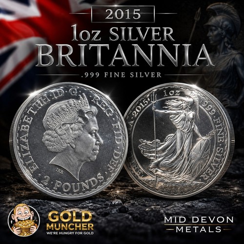 2015 1oz silver britannia - 1oz,