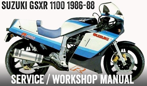 1986 1988 suzuki - suzuki, gsxr1100