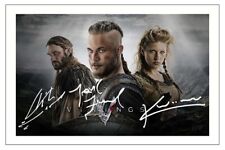 KATHERYN WINNICK TRAVIS FIMMEL CLIVE STANDEN SIGNED PHOTO PRINT VIKINGS