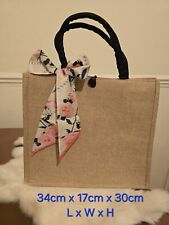 Burlap Jute Bag for shopping or gifting