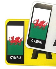 Pair Of WELSH Wales CYMRU Flag