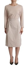 PESERICO Dress Beige Wool Long