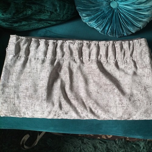 Silver grey velvet tape - velvet,