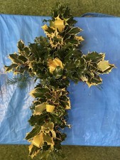 Christmas Wreath And Crosses