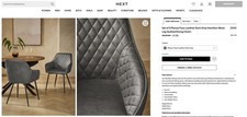 NEXT - Dark Grey  Dining Table
