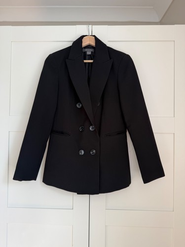 Primark black button blazer - black,