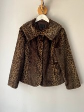 Per Una M&S faux fur leopard