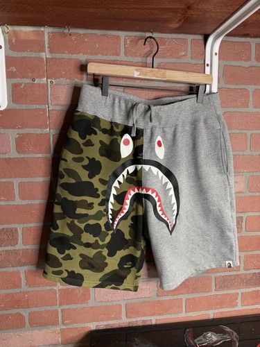 Bape shark camo shorts - bape,