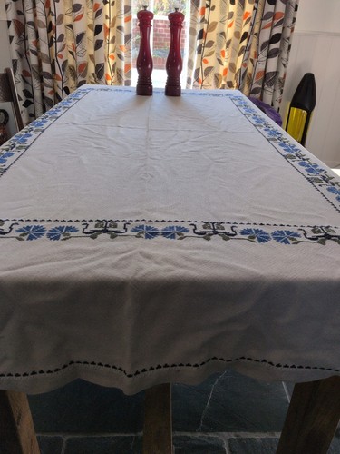 Large vintage embroidered - ,