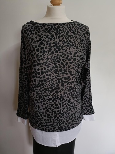 Apricot women grey leopard - apricot,