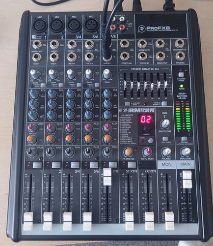 Mackie profx8 channel - 8,