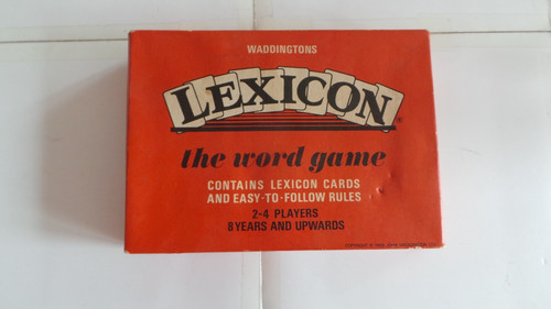Vintage lexicon card - vintage,