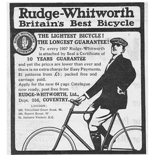 RUDGE-WHITWORTH Bicycles -