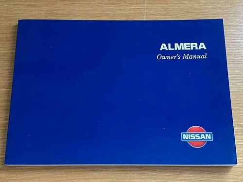 Nissan almera owners handbook - almera,